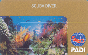 Сертификат PADI Scuba Diver